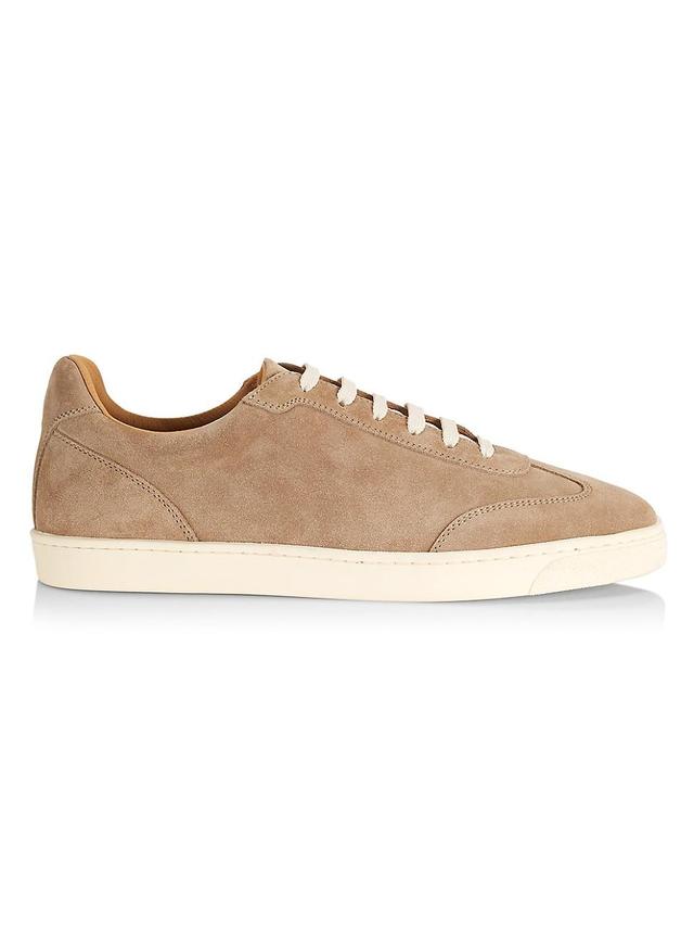 Mens Suede Low-Top Sneakers Product Image