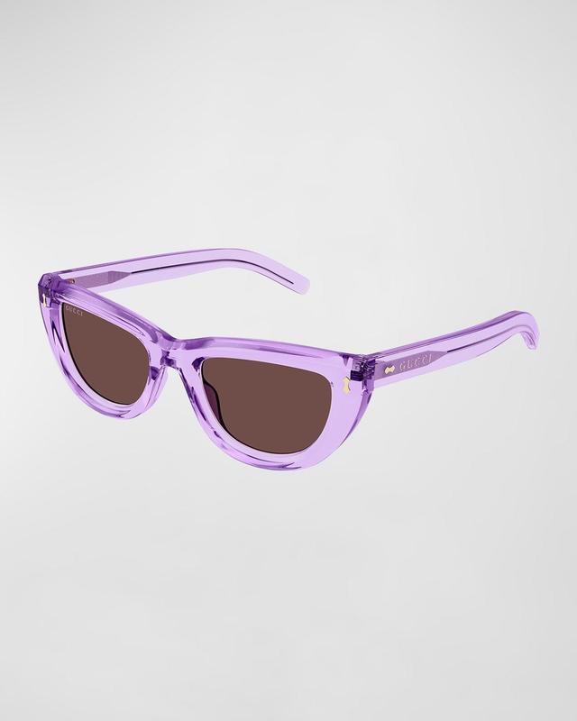 Logo Acetate Cat-Eye Sunglasses Product Image