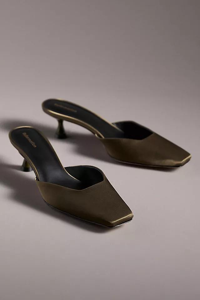 Reformation Daniela Kitten-Heel Mules Product Image