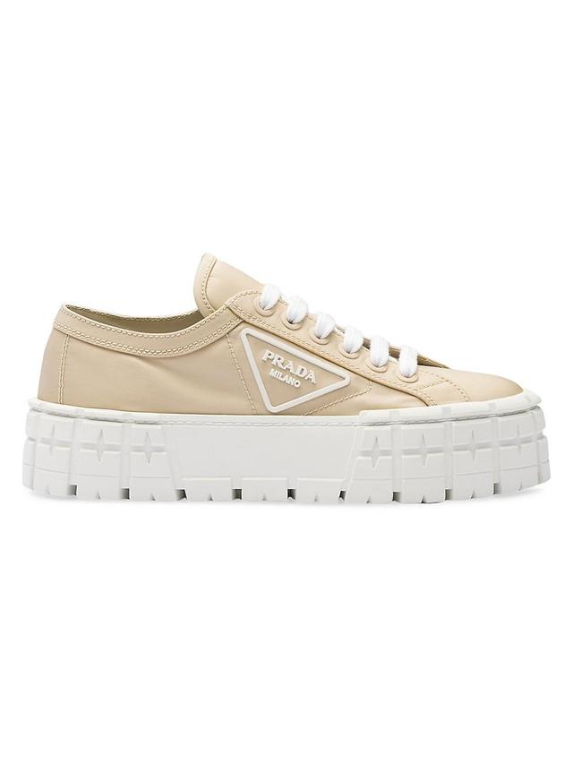 Womens Double Wheel Re-Nylon Gabardine Sneakers Product Image