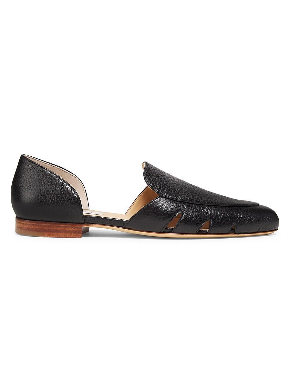 Womens Rory Leather Ballerina Flats Product Image