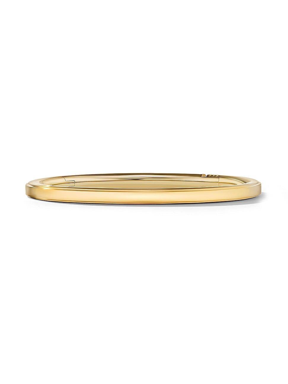 Mens Streamline Bracelet in 18K Yellow Gold Product Image