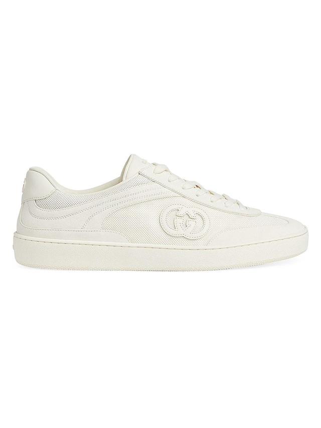 Mens G74 Logo Suede Low-Top Sneakers Product Image