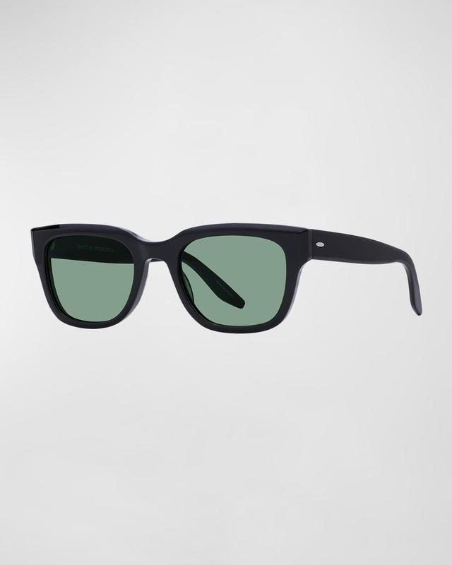 Mens Stax Plastic Rectangle Sunglasses Product Image