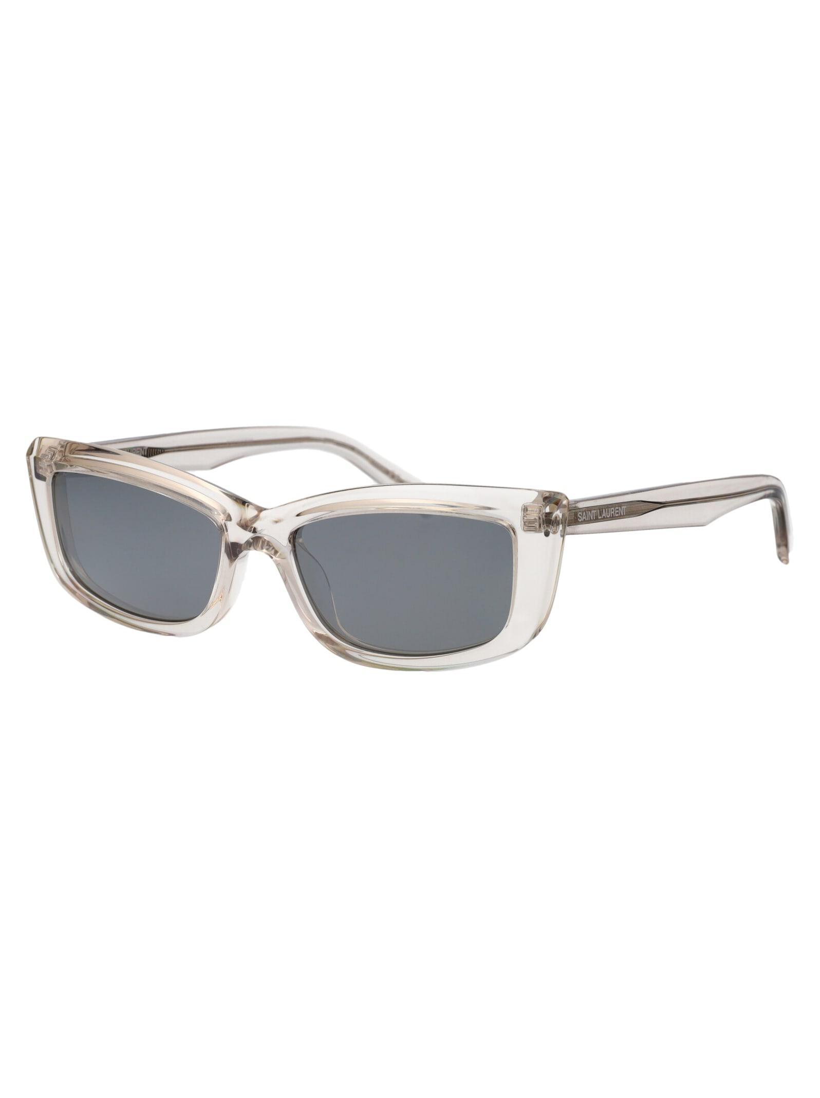 SAINT LAURENT Sunglasses In Beige Product Image