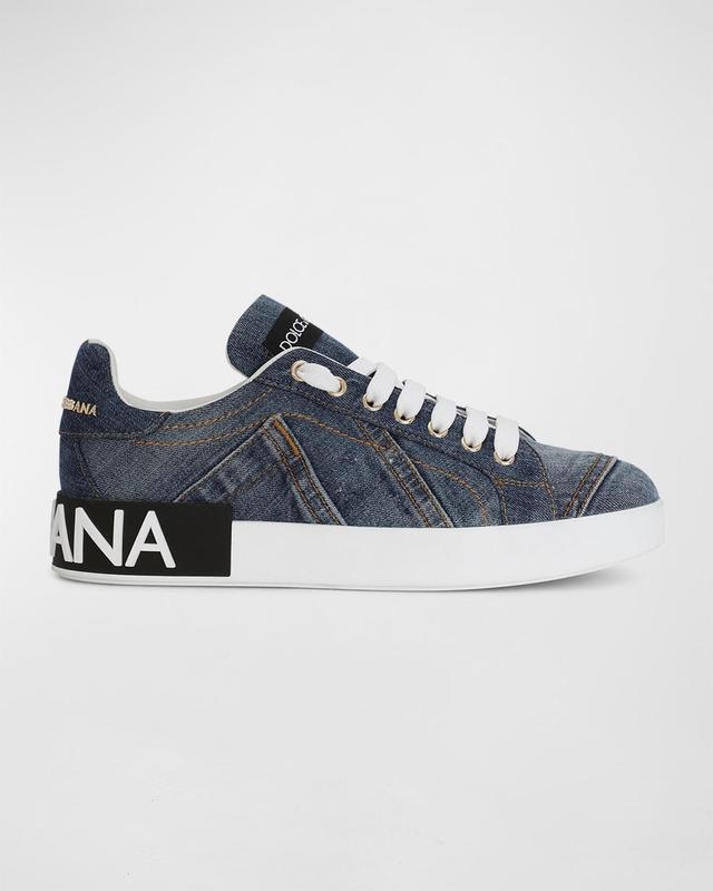 Womens Portofino Denim Sneakers Product Image