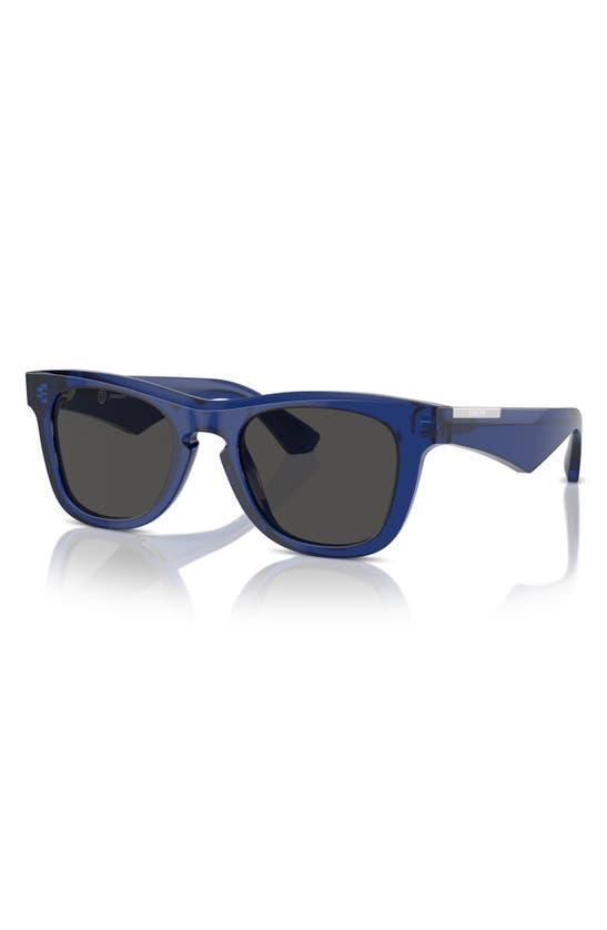 50mm Square Sunglasses In Black Product Image