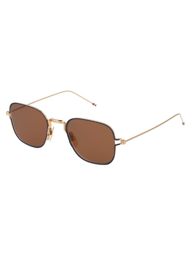 THOM BROWNE Sunglasses In Brown Product Image