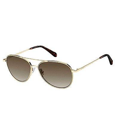 Fossil Womens Lightweight Aviator Sunglasses Product Image