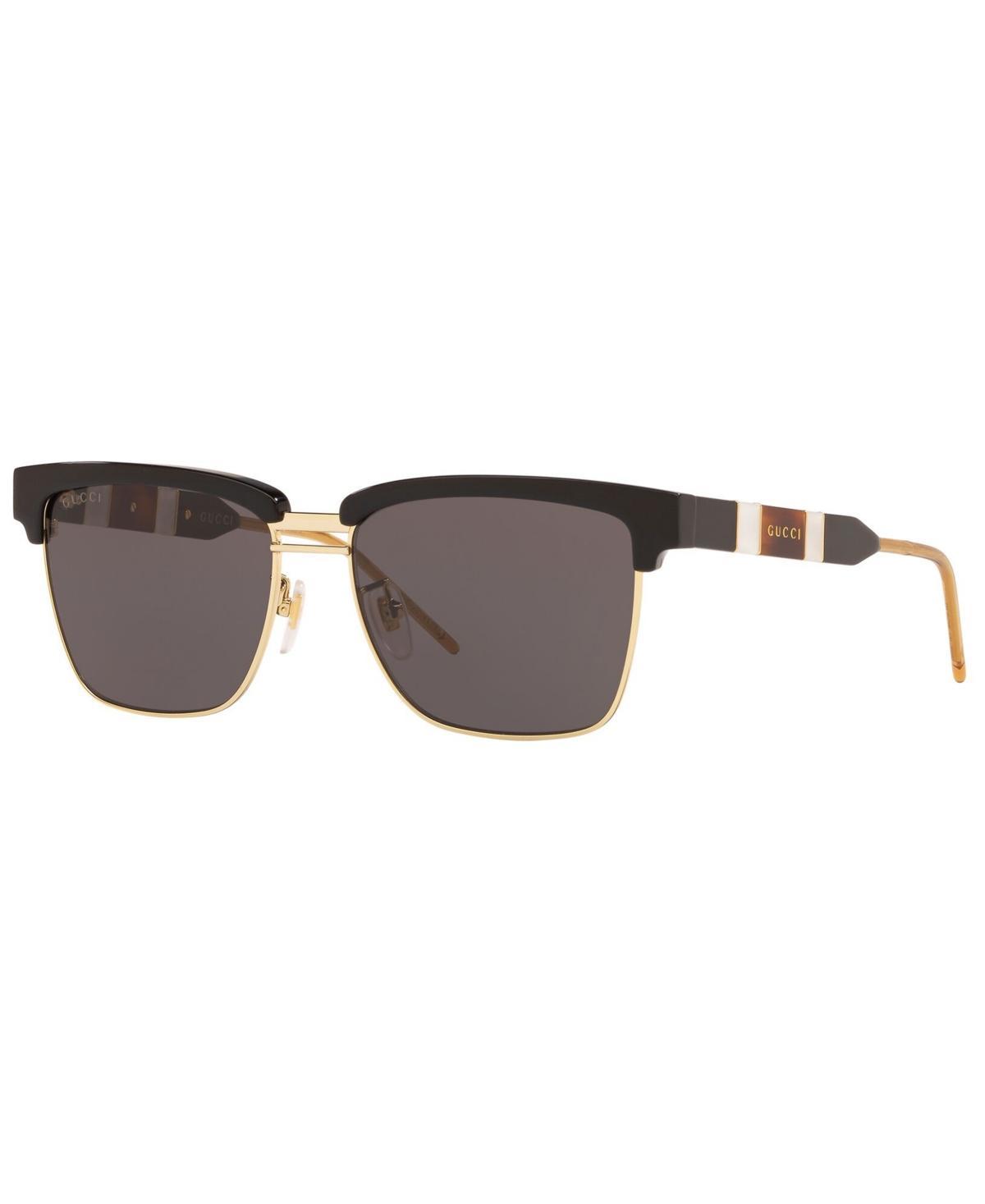 Gucci Mens Sunglasses, GG0603S - BLACK SHINY Product Image