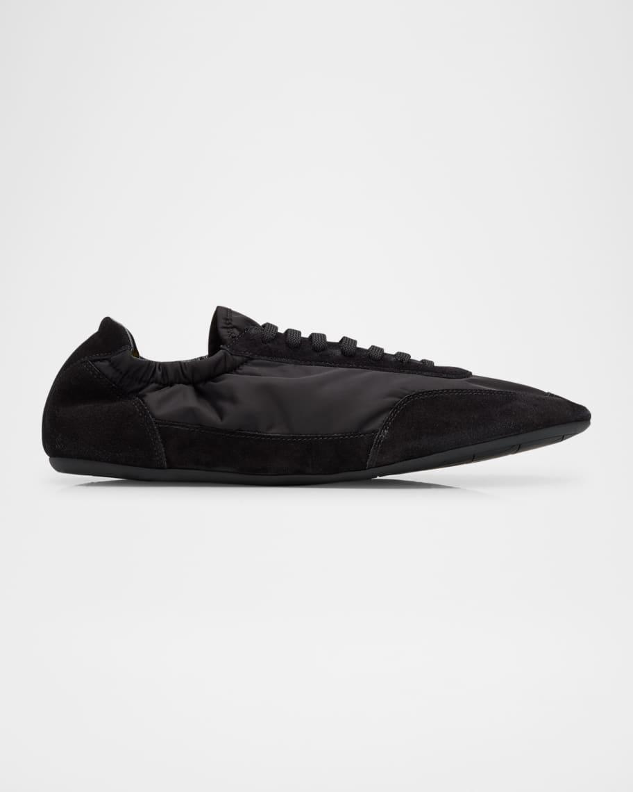 Men's Collapse Nylon and Suede Low-Top Sneakers Product Image