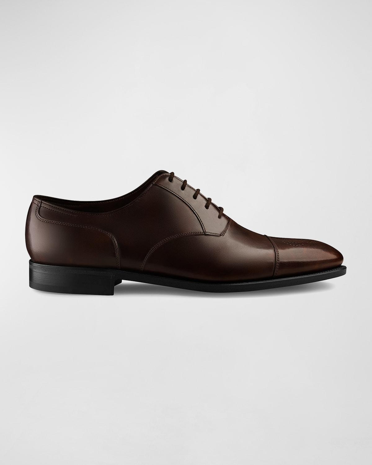 Bruno Marc Mens Louis Cap Toe Oxford Shoes - Black Product Image