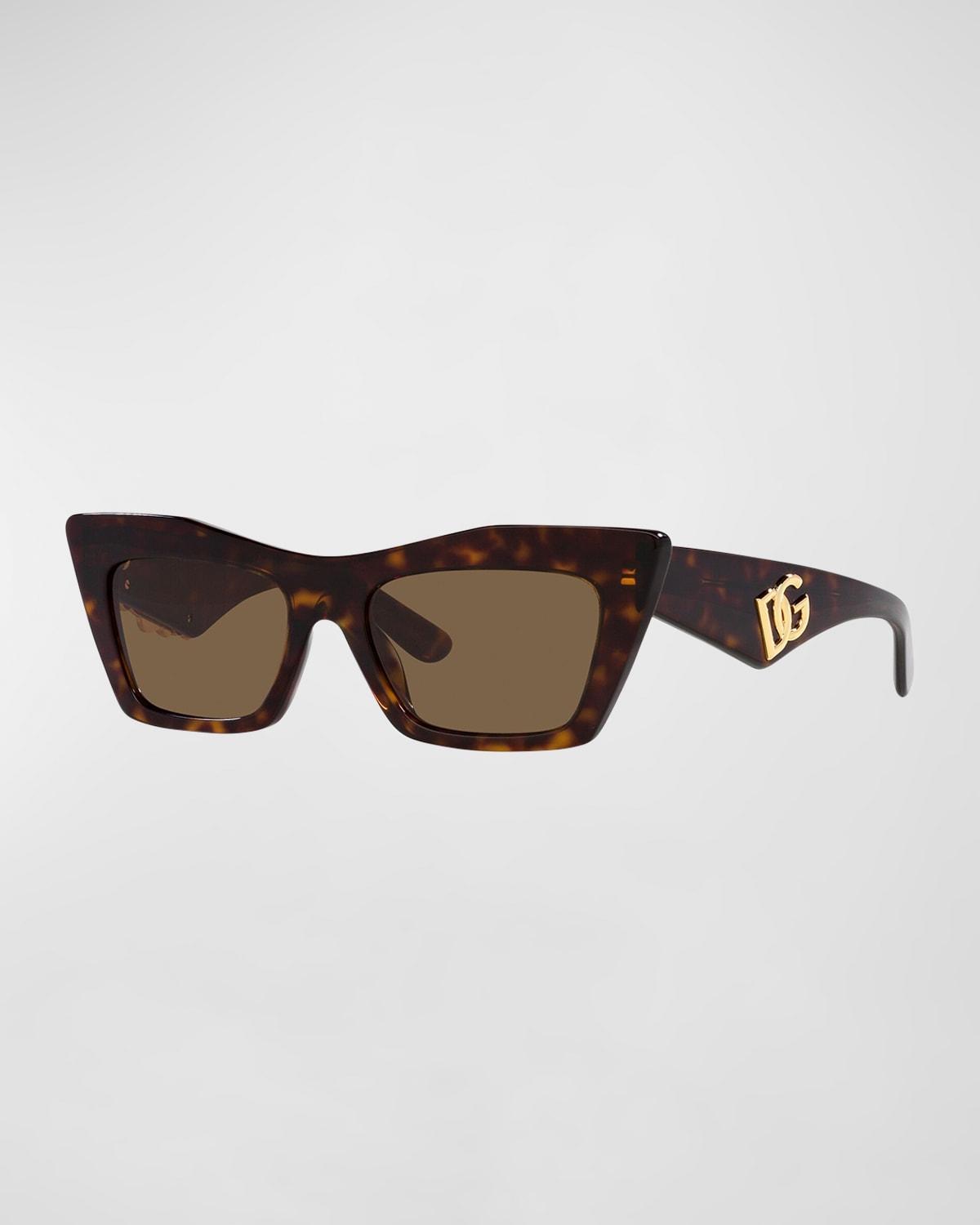 DG Acetate & Plastic Cat-Eye Sunglasses Product Image