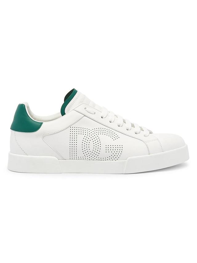 Men's Bicolor Leather DG Sneakers Product Image