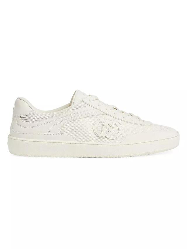 G74 Logo Suede Low-Top Sneakers Product Image