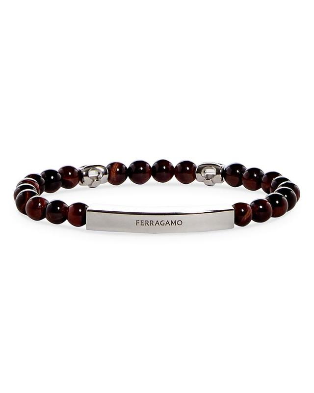 Ferragamo Mens Beaded Bracelet Product Image