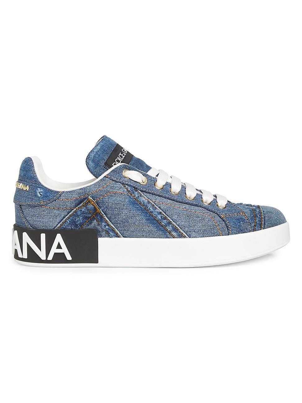 Womens Portofino Denim Sneakers Product Image