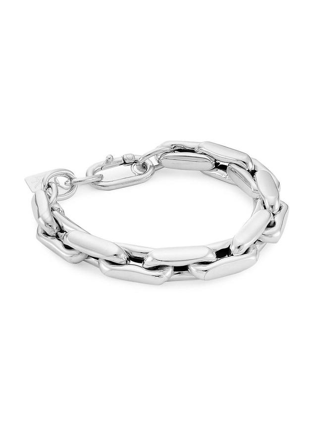 Womens 14K White Gold Medium Chain Bracelet Product Image