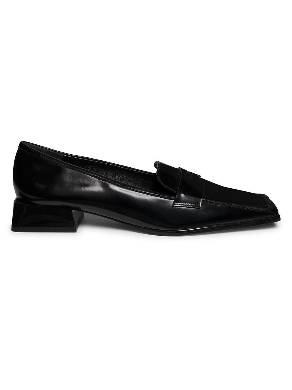 Womens Ashton Leather Flats Product Image