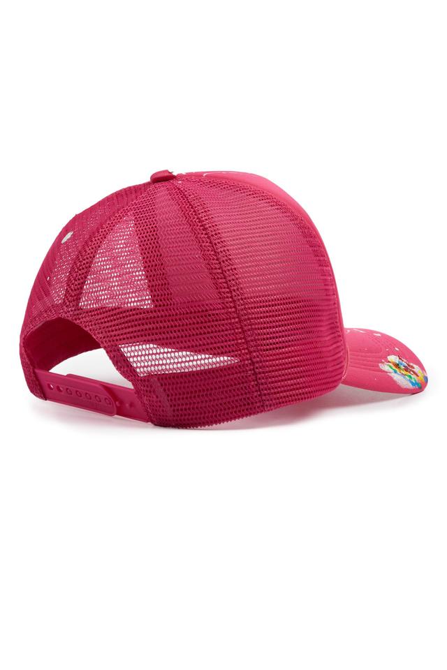 Neptune Heather Pink Trucker Hat Male Product Image