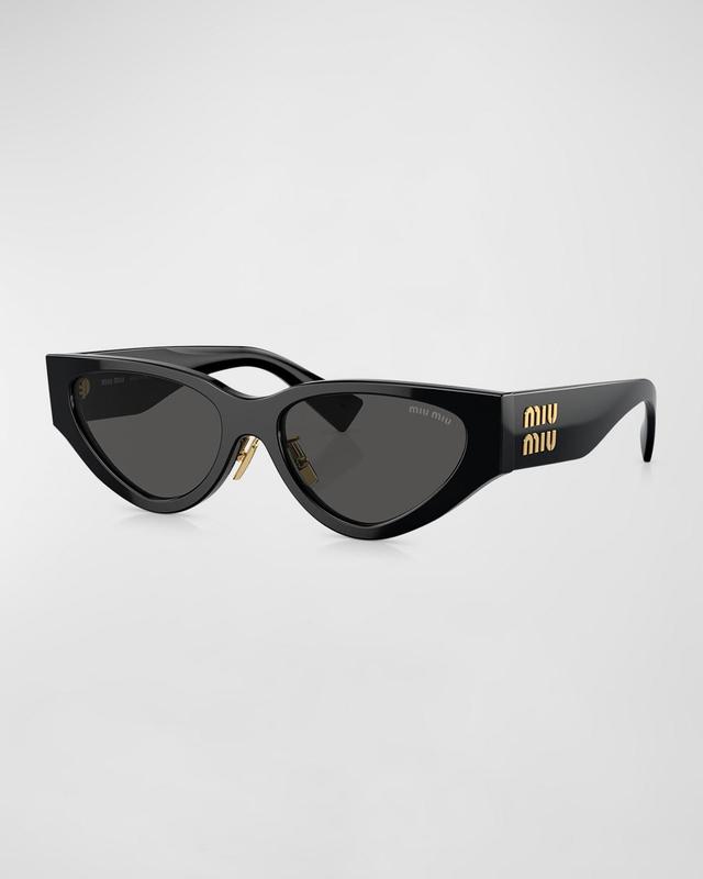 Logo Acetate Cat-Eye Sunglasses Product Image