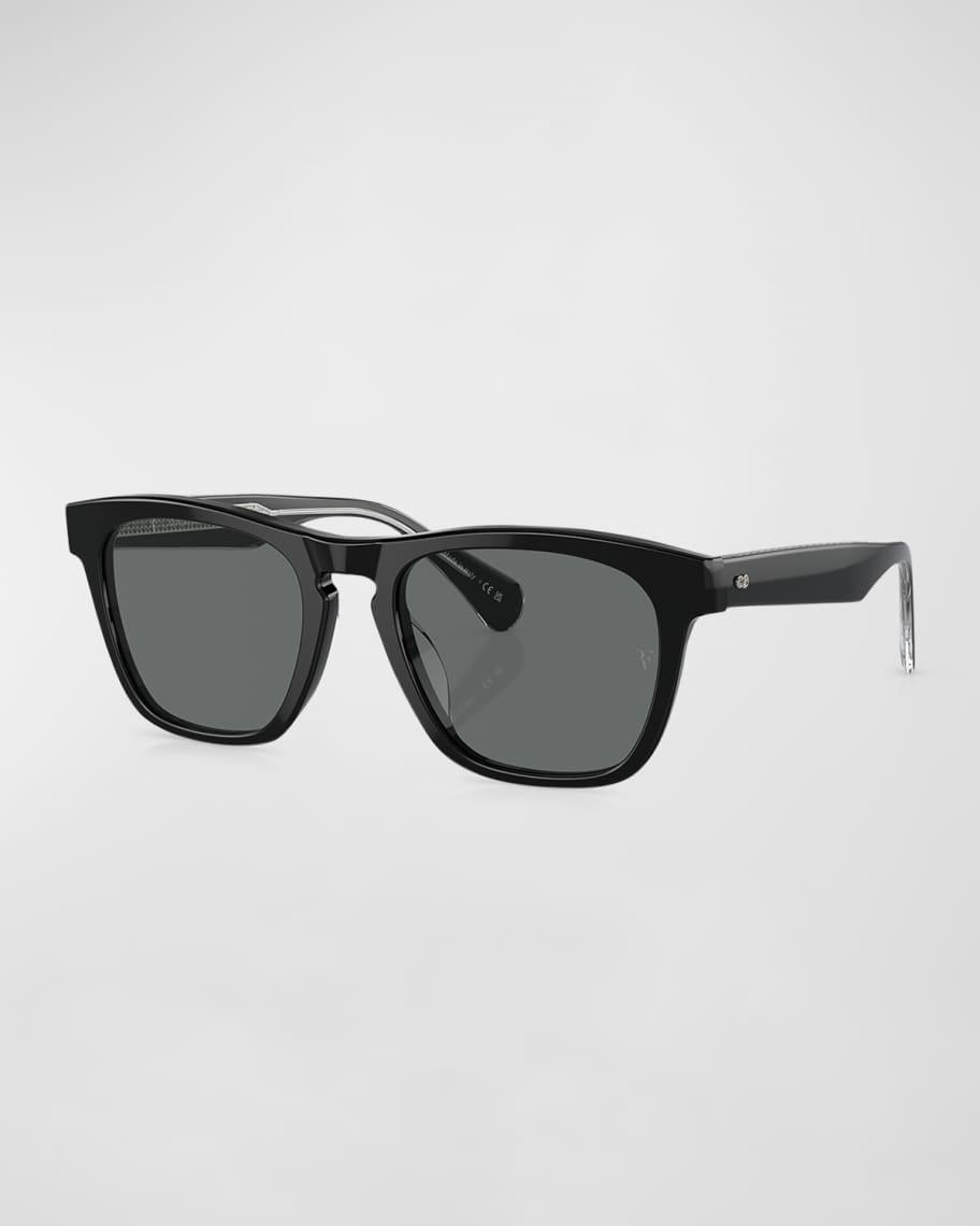 Mens R-3 Polarized Acetate Square Sunglasses Product Image