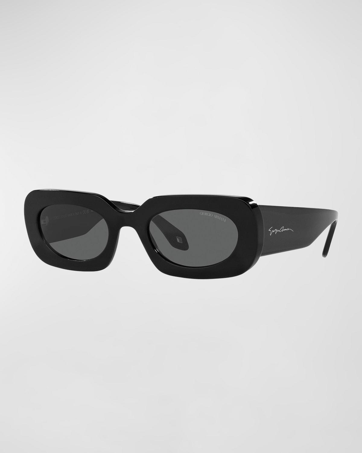 Logo Acetate Rectangle Sunglasses Product Image