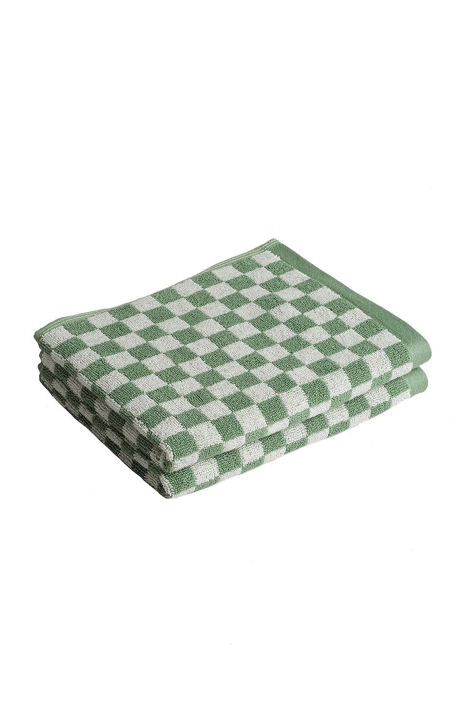 BAINA Josephine Hand Towel Set in Green Product Image