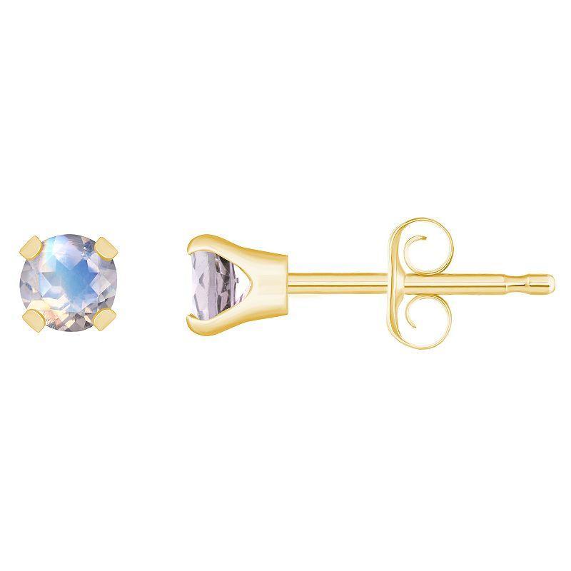 14k Gold Birthstone Stud Earrings, Womens, June Product Image