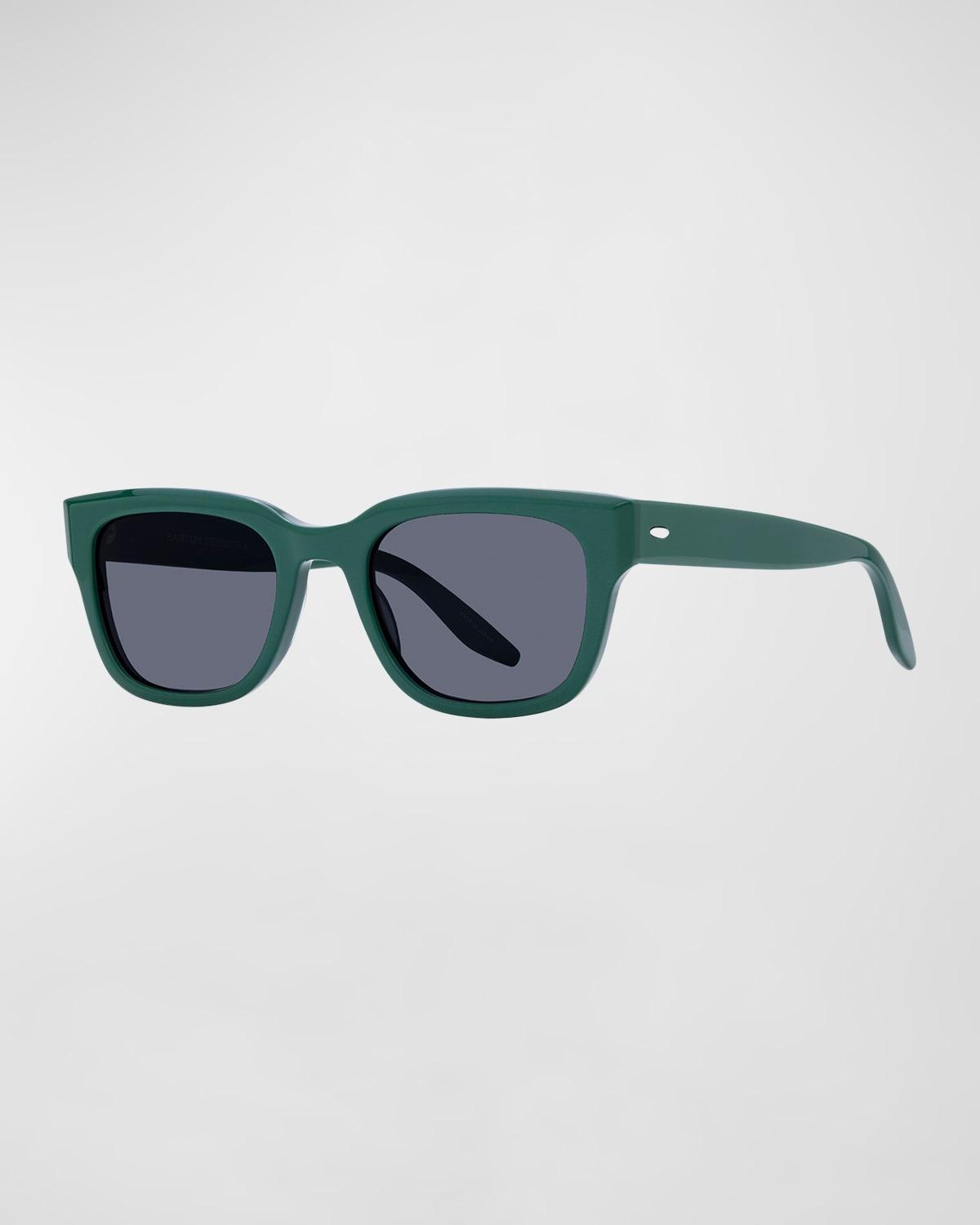 Mens Stax Plastic Rectangle Sunglasses Product Image