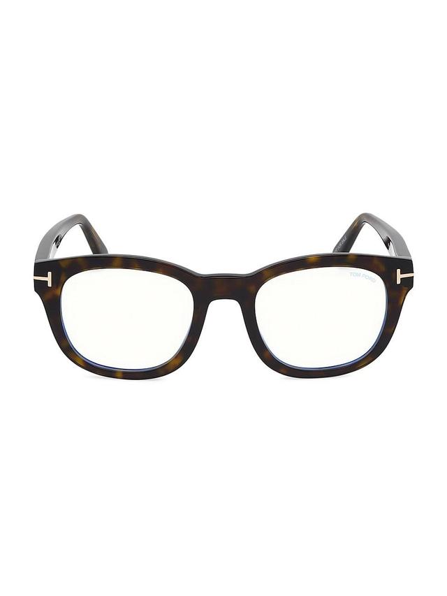 Mens 50MM Blue Block Square Optical Glasses Product Image