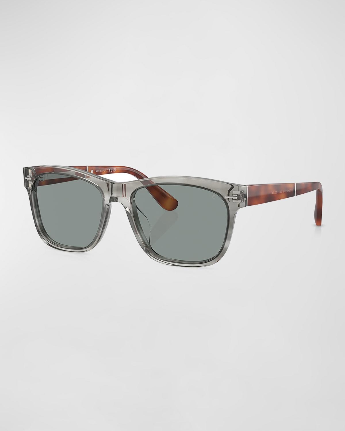 Mens Acetate Square Sunglasses Product Image