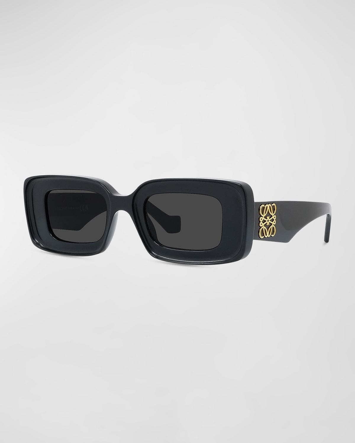 Loewe Chunky Anagram 46mm Rectangular Sunglasses Product Image