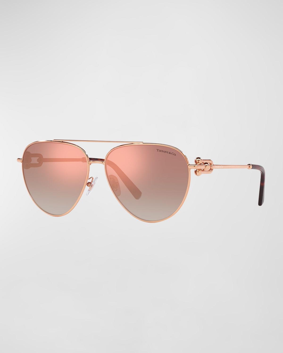 Gauge Link Gradient Aviator Sunglasses Product Image