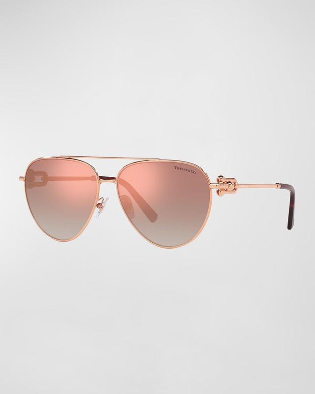 Womens 59MM Pilot Sunglasses Product Image