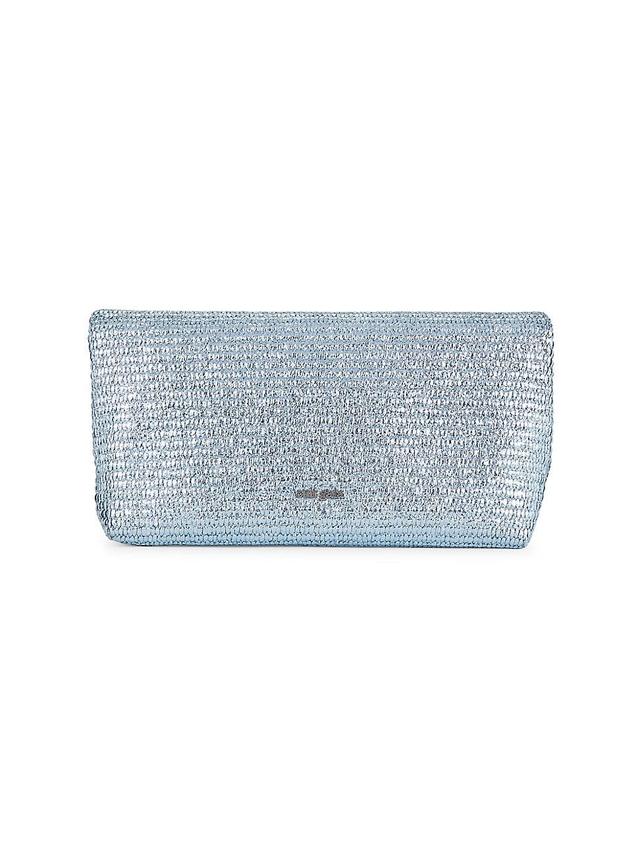 Womens Shanti Mini Cotton-Blend Clutch Product Image