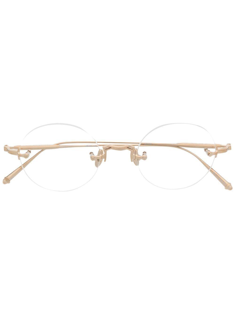 MATSUDA Rimless Round Glasses In Gold product image