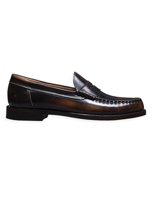 Mens Newman Leather Penny Loafers Product Image