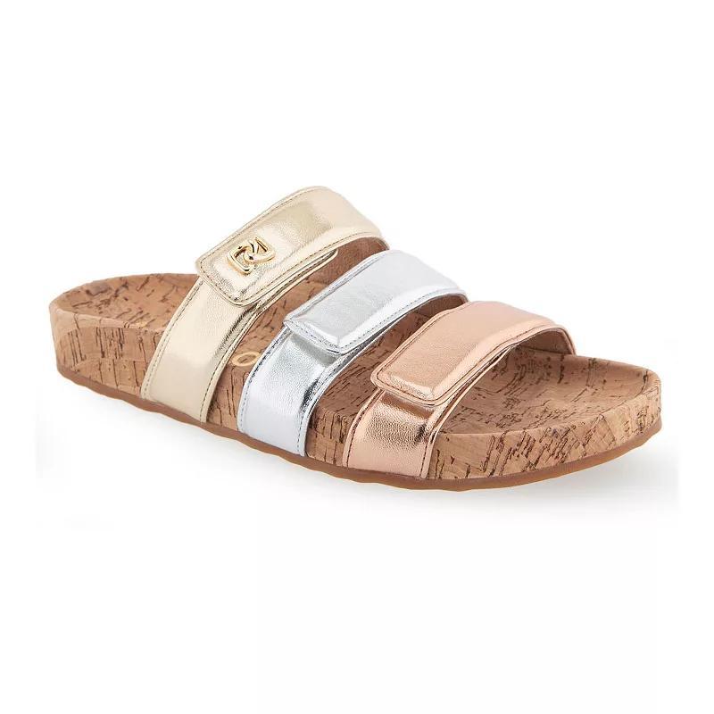 Aerosoles Lee Womens Leather Slide Sandals Product Image