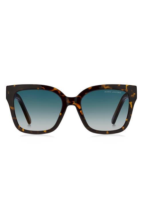 Marc Jacobs 53mm Gradient Polarized Square Sunglasses Product Image