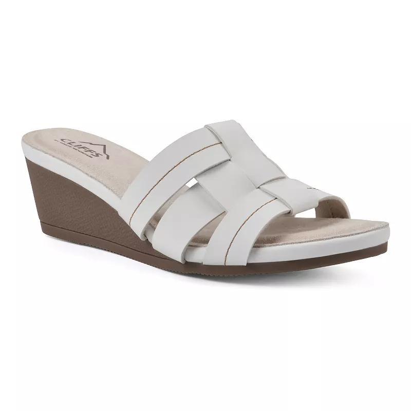 Cliffs by White Mountain Candyce Burnished/Smooth) Women's Sandals Product Image