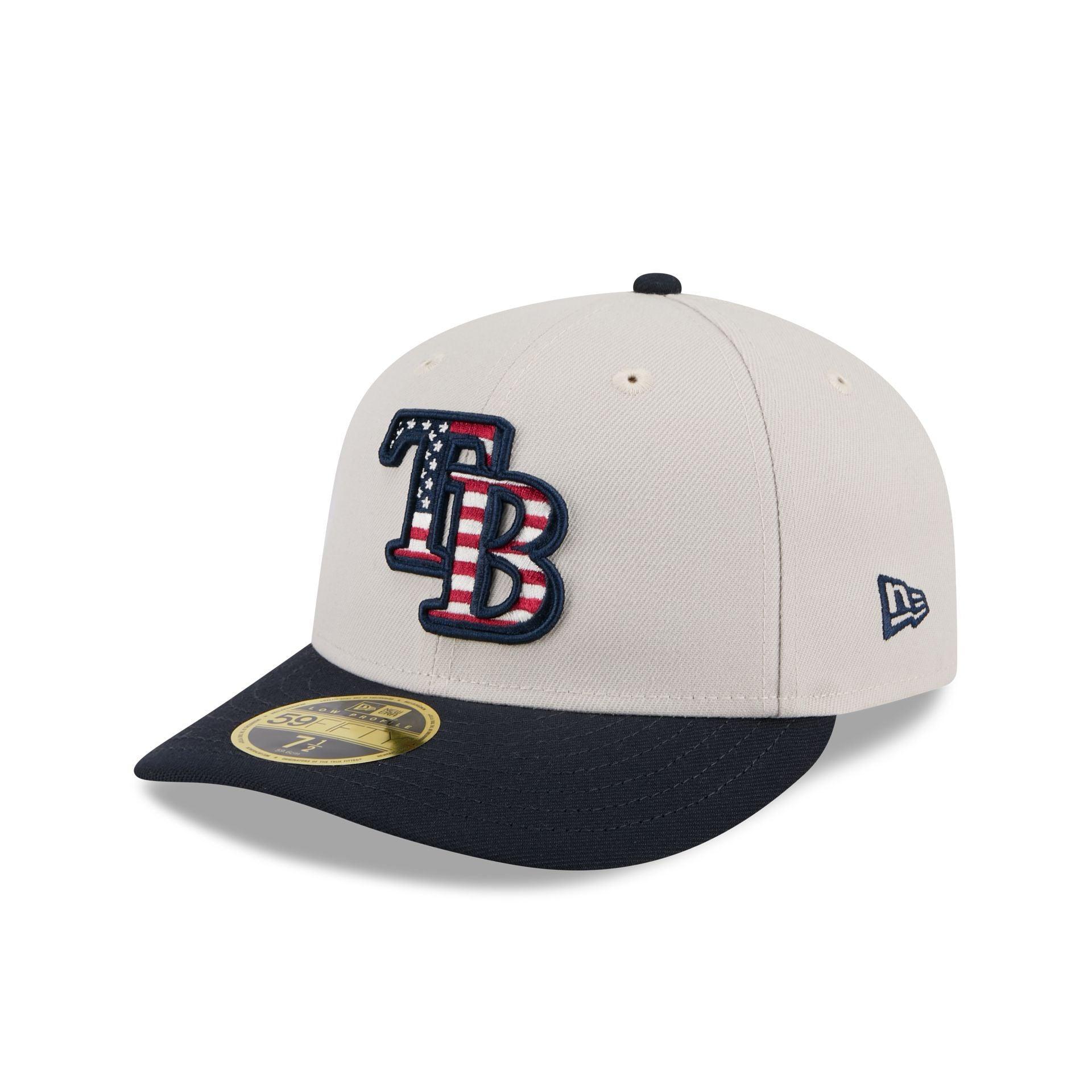 Tampa Bay Rays Independence Day 2024 Low Profile 59FIFTY Fitted Hat Male Product Image