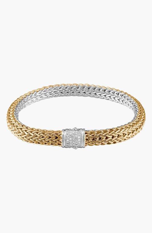 John Hardy Classic Chain Diamond Two-Tone Bracelet Product Image