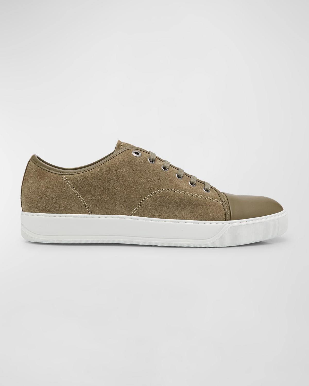 Mens Matte Cap-Toe Low-Top Sneakers Product Image