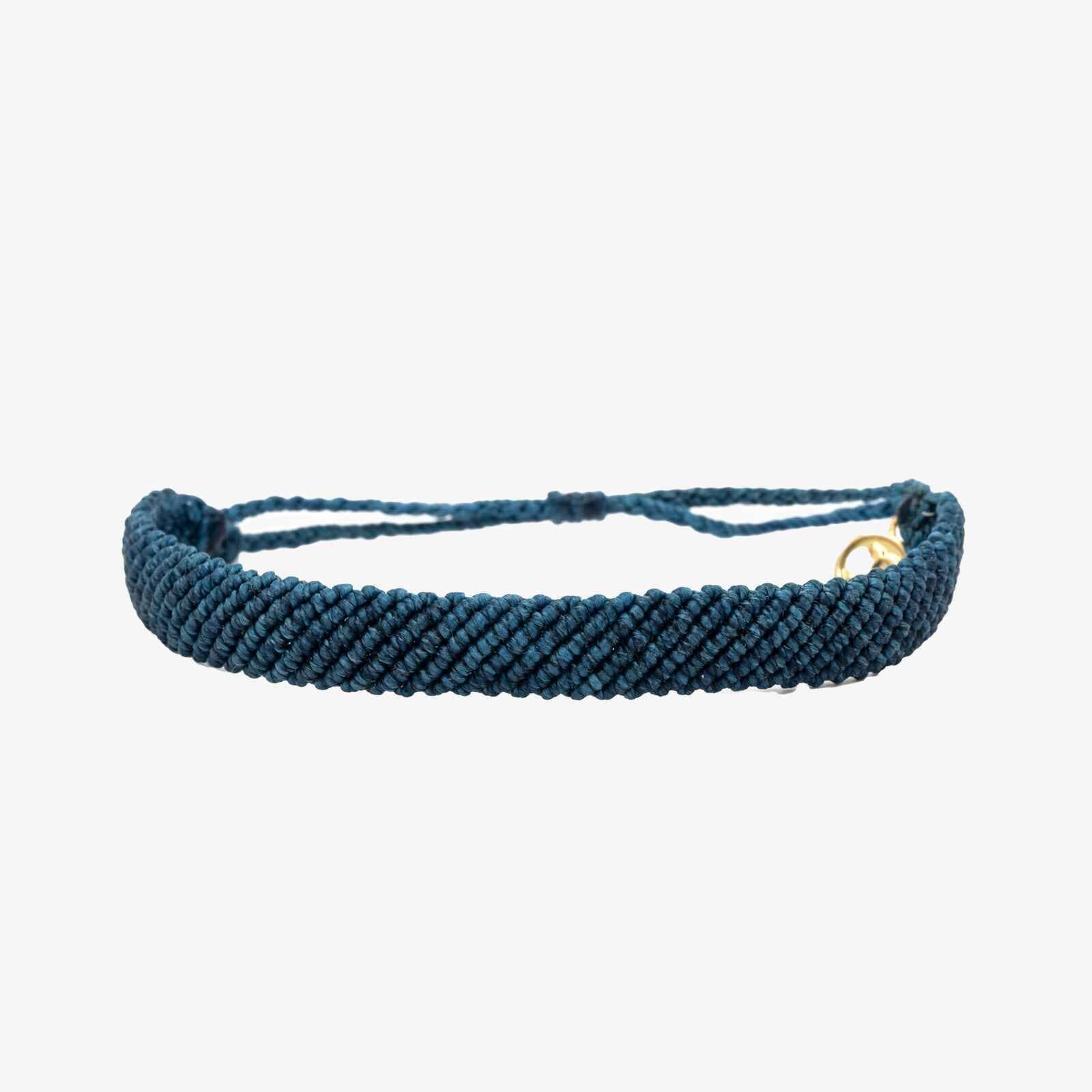 Flat Wide Woven Bracelet Male Product Image