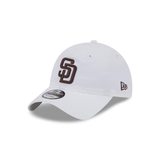 San Diego Padres White 9TWENTY Adjustable Hat Male Product Image