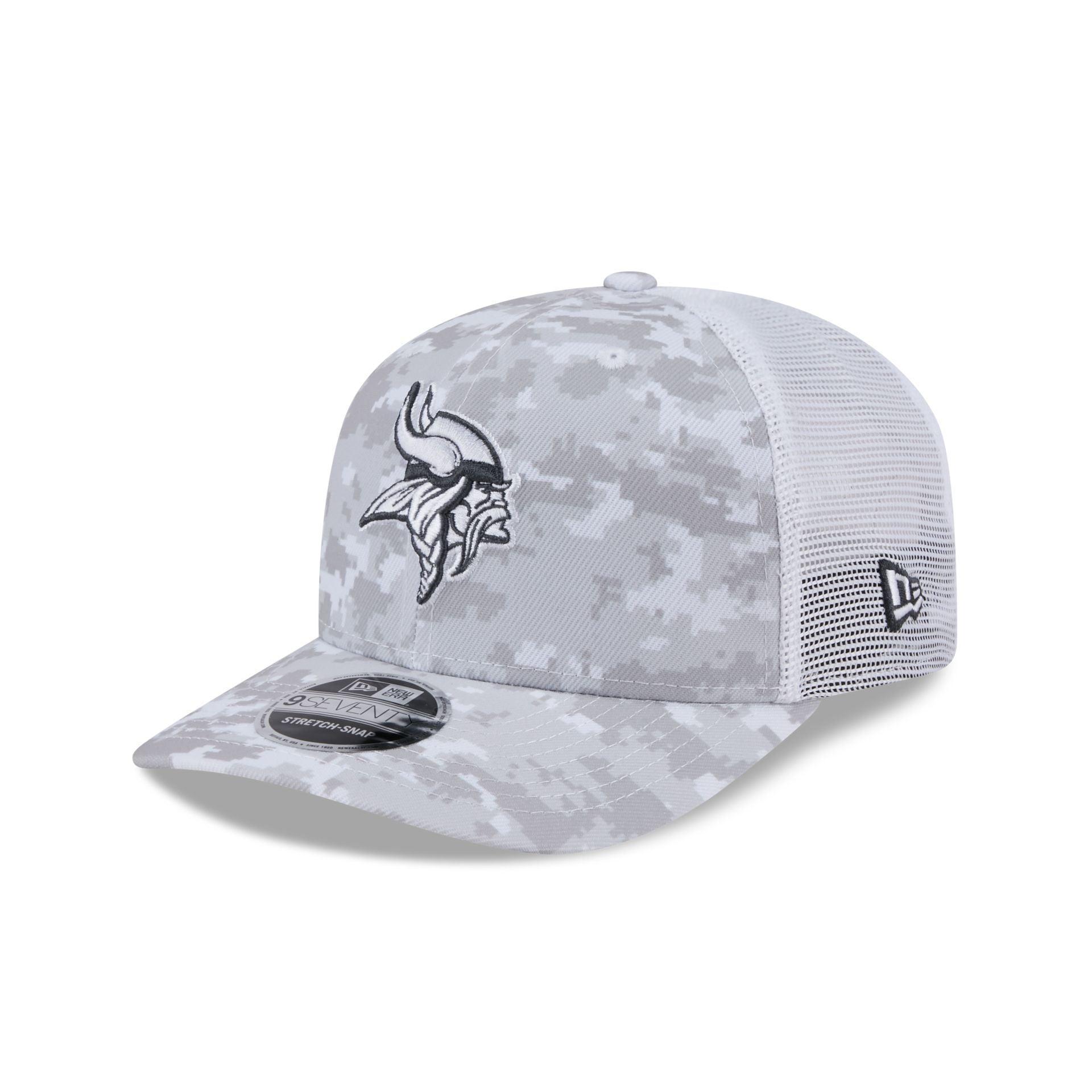 Minnesota Vikings 2024 Salute to Service 9SEVENTY Trucker Hat Male Product Image