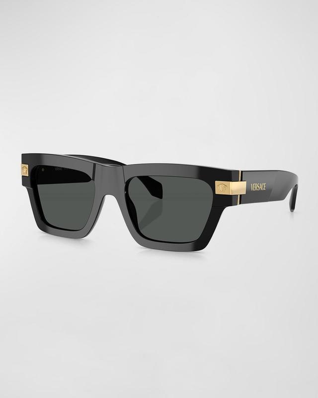 Mens Acetate Rectangle Sunglasses Product Image