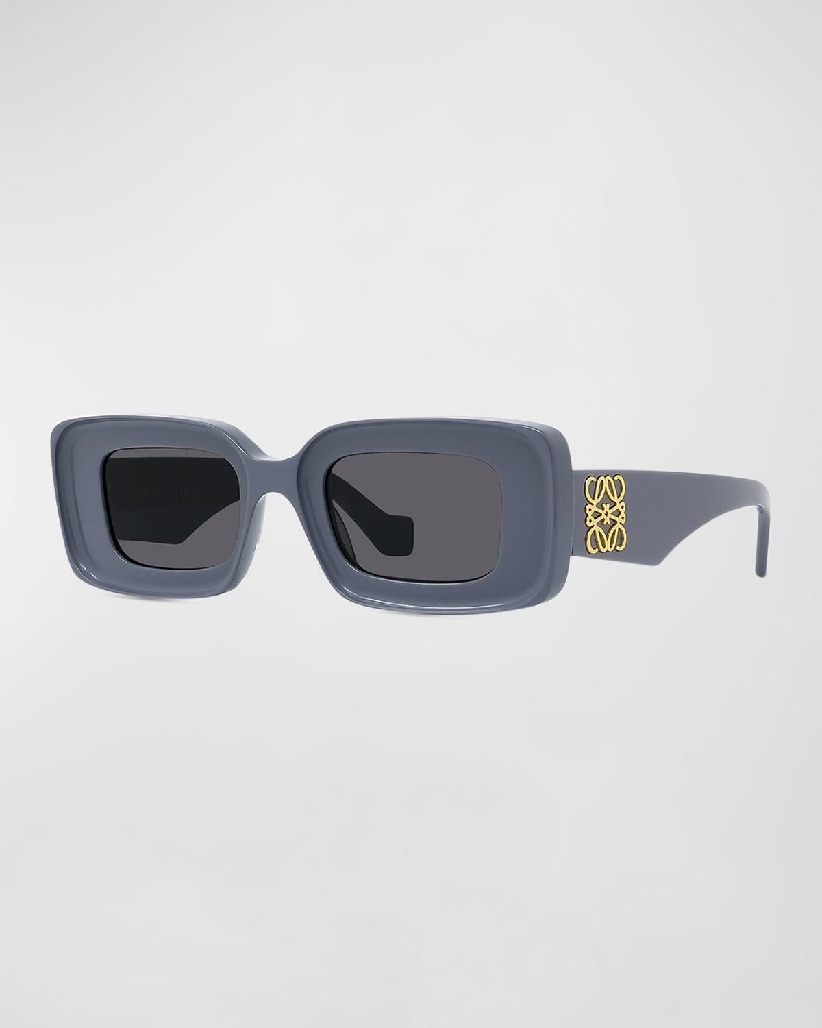 Loewe Chunky Anagram 46mm Rectangular Sunglasses Product Image