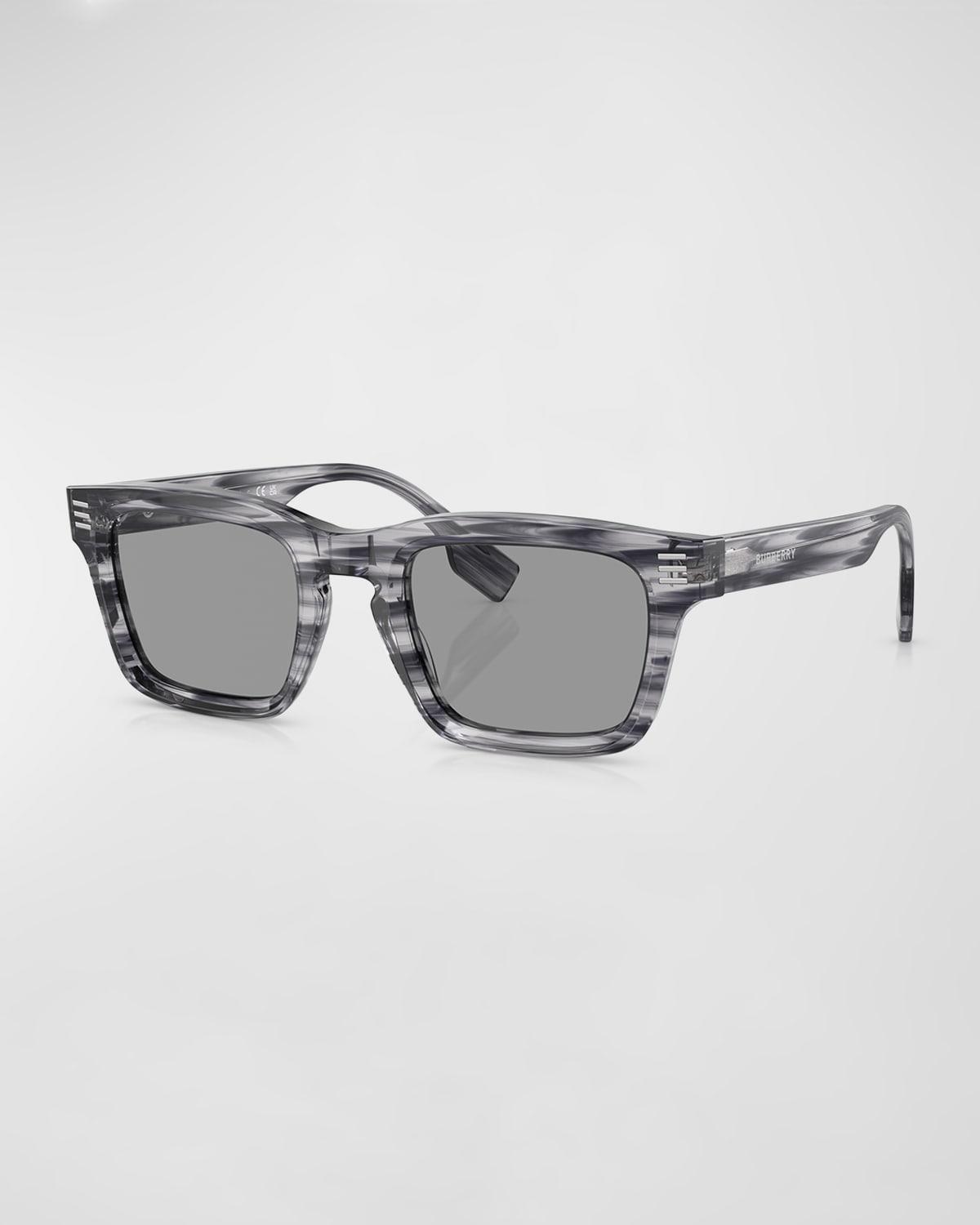 Mens Acetate Rectangle Sunglasses Product Image